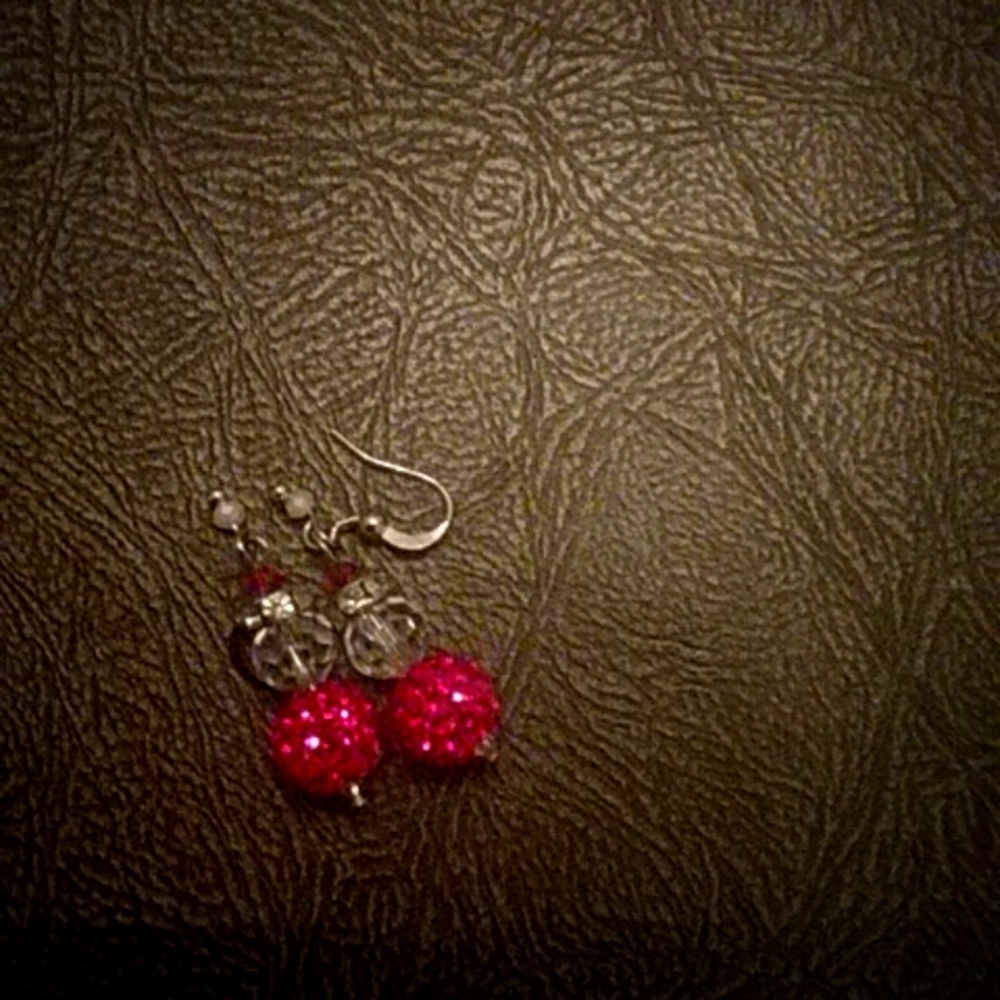 ❄️Hand-made 🎅 Santa Earrings ❄️ Winter Sale❄️